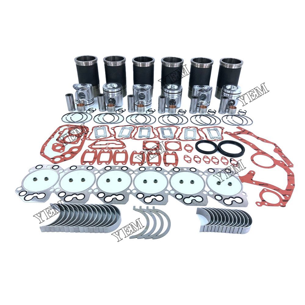 D936L Overhaul Rebuild Kit With Gasket Set Bearing For Liebherr 6 cylinder diesel engine parts For Liebherr