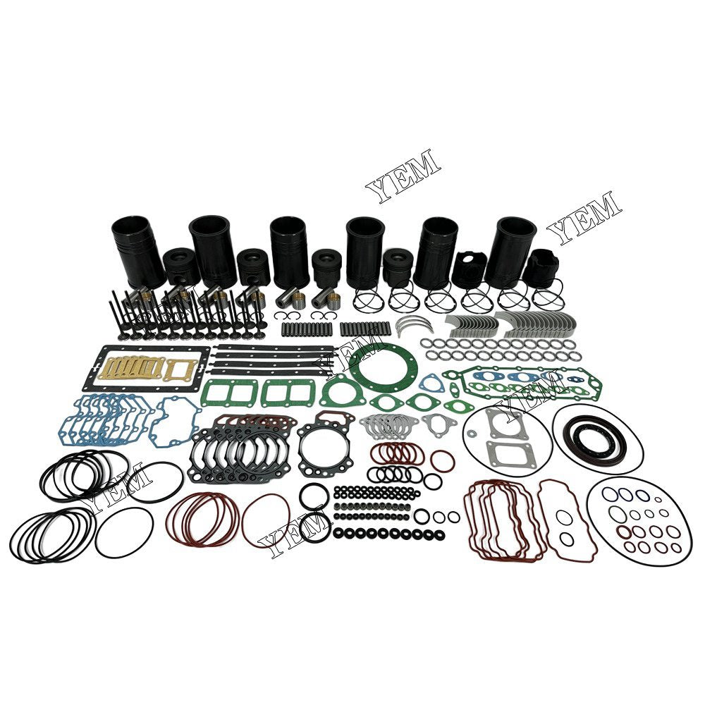 6D125 Overhaul Rebuild Kit For Komatsu 6 cylinder diesel engine parts For Komatsu