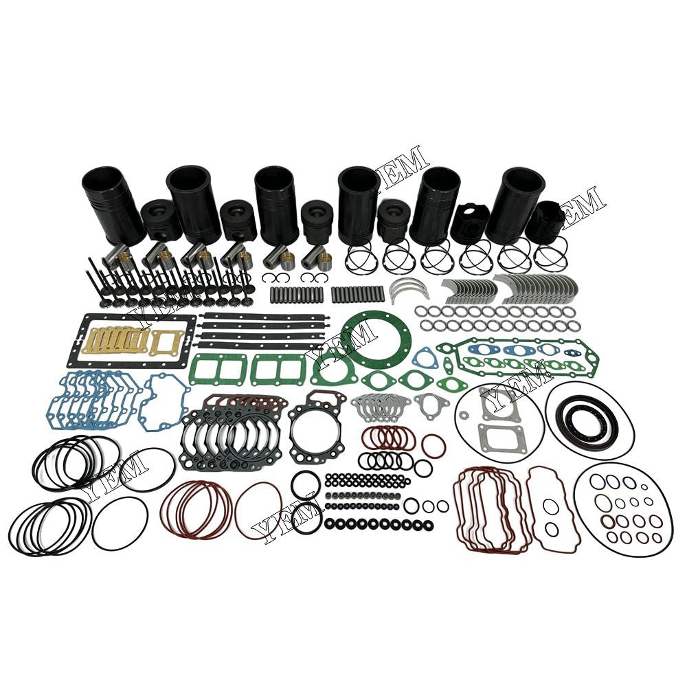 6D125 Overhaul Rebuild Kit For Komatsu 6 cylinder diesel engine parts For Komatsu