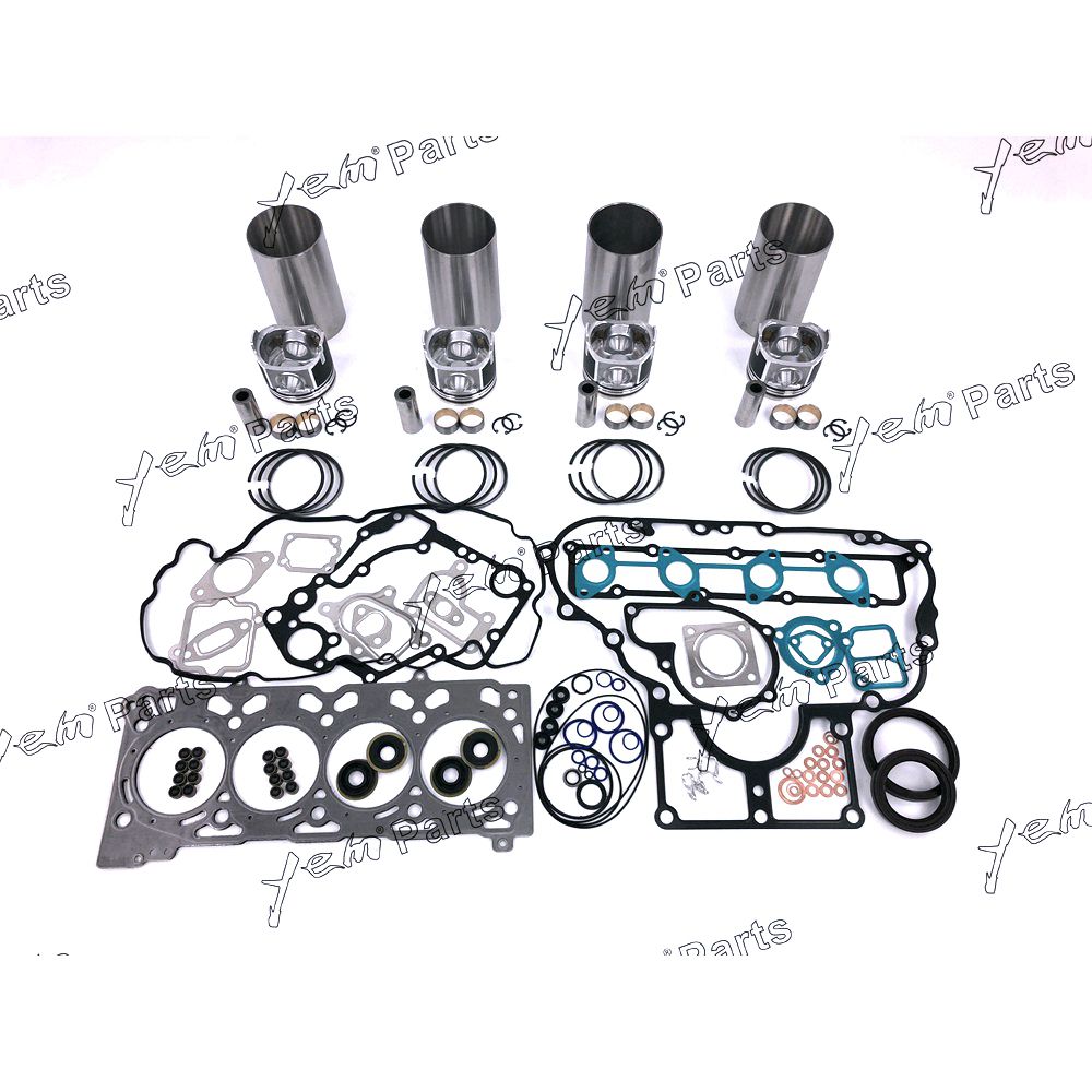 V2607 Overhaul Kit With Gasket Set For Kubota 4 cylinder diesel engine parts For Kubota