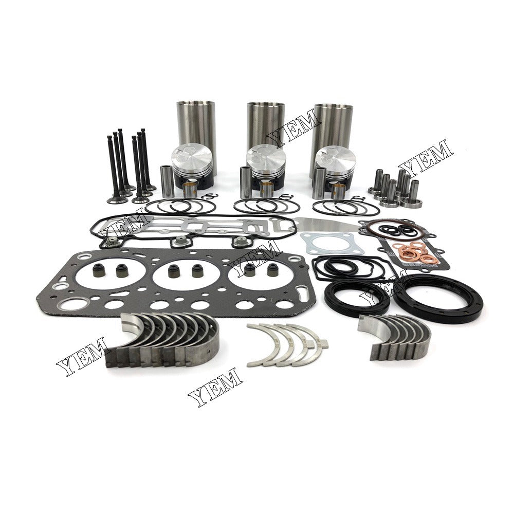 3TNV70 Overhaul Rebuild Kit With Gasket Set Bearing-Valve Train For Yanmar 3 cylinder diesel engine parts For Yanmar
