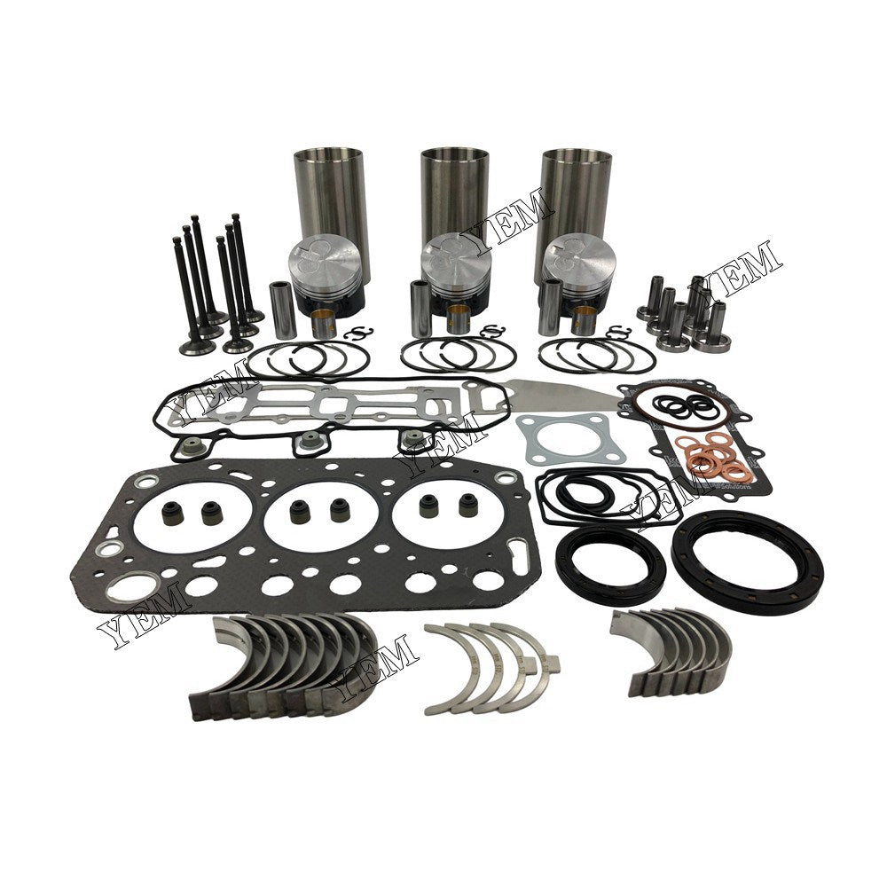3TNV70 Overhaul Rebuild Kit With Gasket Set Bearing-Valve Train For Yanmar 3 cylinder diesel engine parts For Yanmar