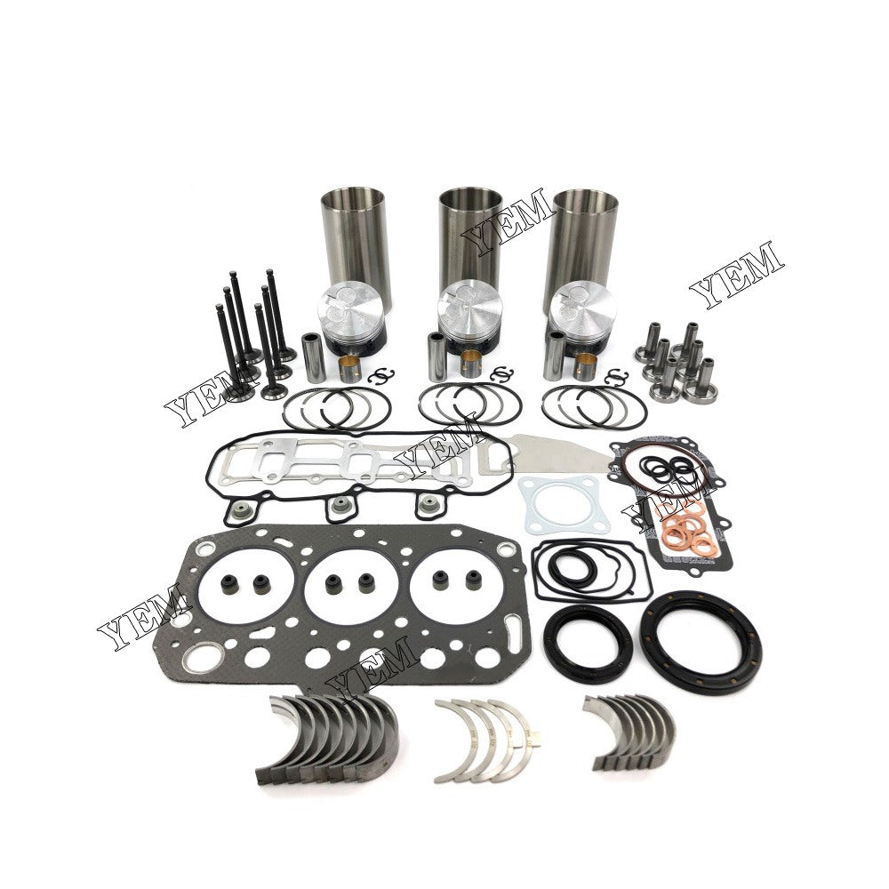 3TNV70 Overhaul Rebuild Kit With Gasket Set Bearing-Valve Train For Yanmar 3 cylinder diesel engine parts For Yanmar