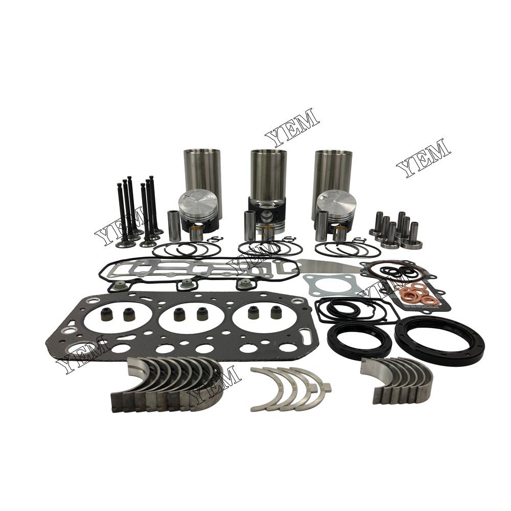 3TNV70 Overhaul Rebuild Kit With Gasket Set Bearing-Valve Train For Yanmar 3 cylinder diesel engine parts For Yanmar