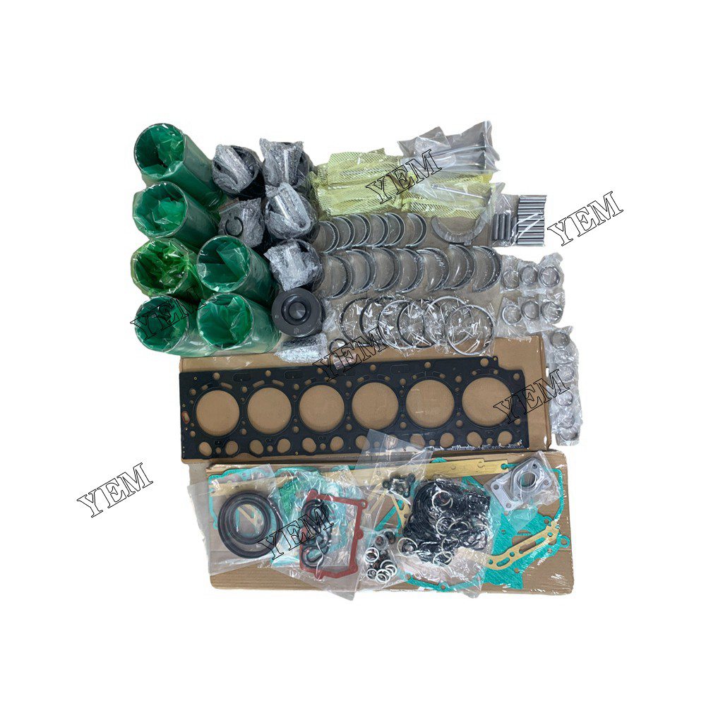 D6 Engine Rebuild D6D Overhaul Rebuild Kit With Gasket Set Bearing-Valve Train For Volvo