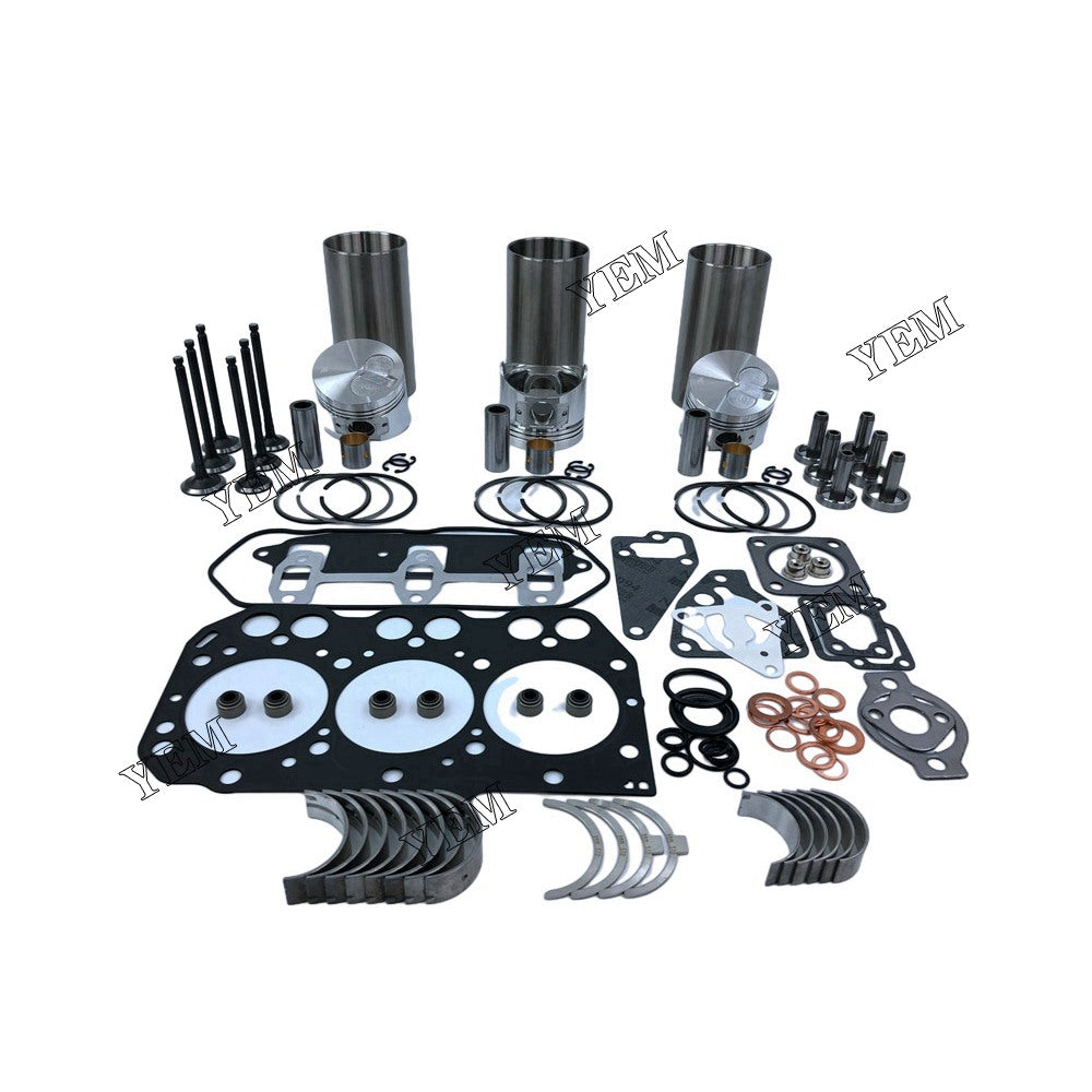 3TNE74 Overhaul Rebuild Kit For Yanmar 3 cylinder diesel engine parts For Yanmar
