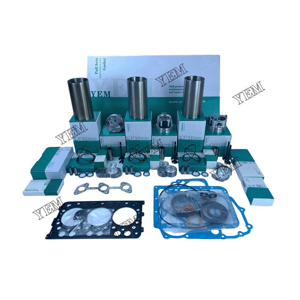 D782 Overhaul Rebuild Kit With Gasket Set Bearing-Valve Train For Kubota 3 cylinder diesel engine parts
