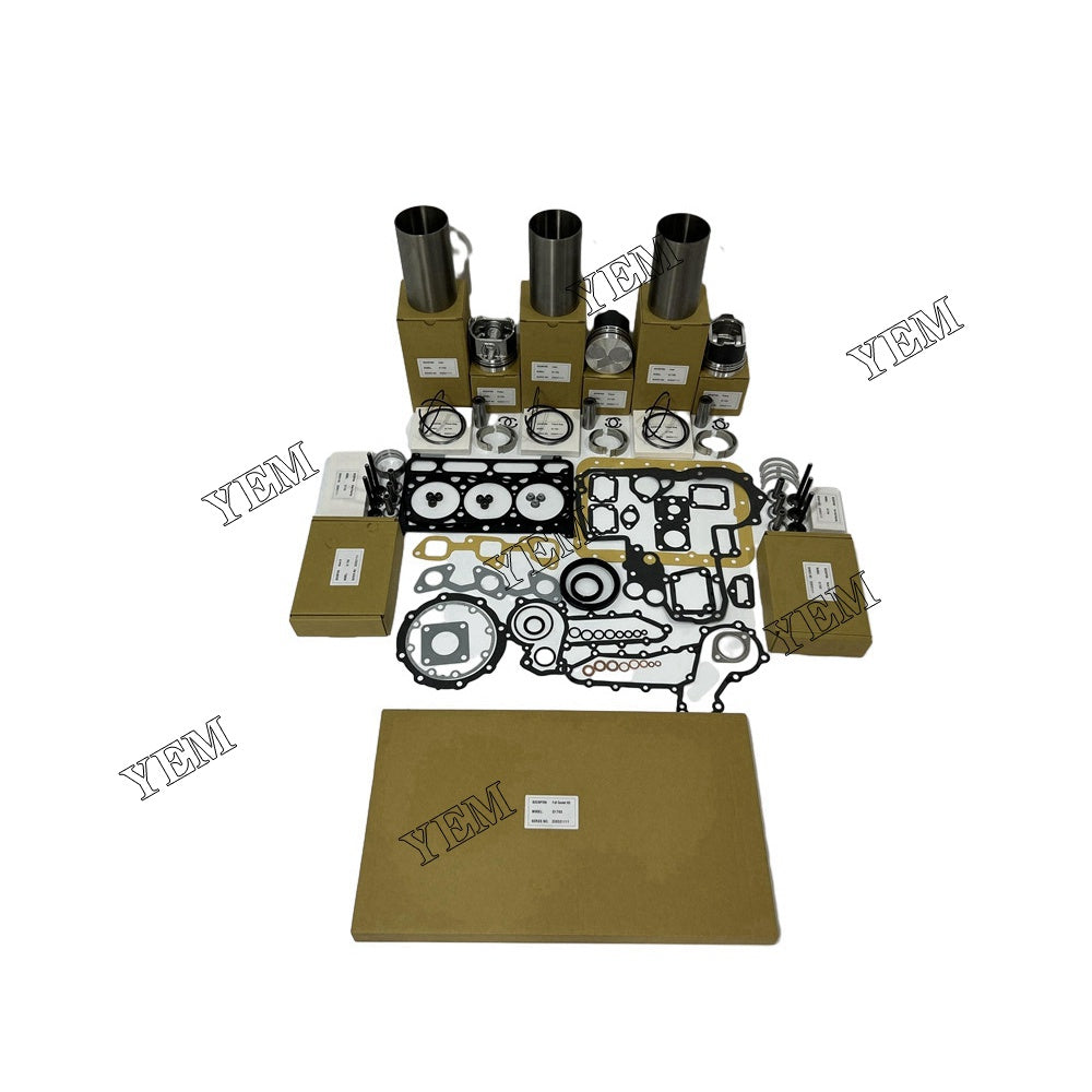 D1803 Overhaul Rebuild Kit With Bearing Set Valve Train For Kubota 3 cylinder diesel engine parts For Kubota