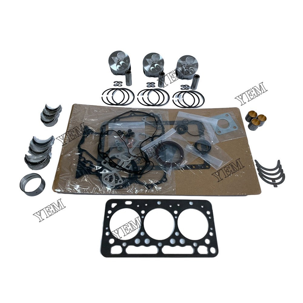 D902 Overhaul Rebuild Kit For Kubota 3 cylinder diesel engine parts