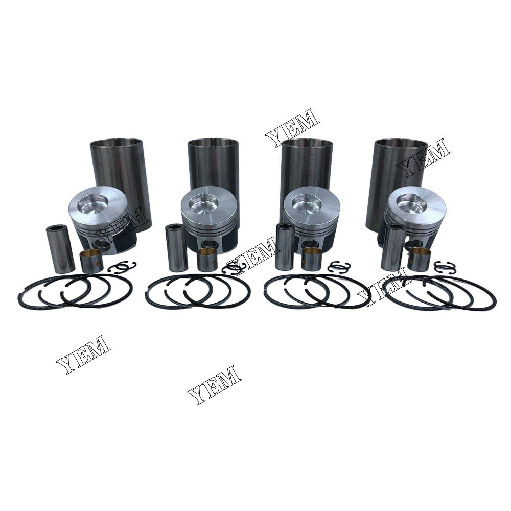 K4M Cylinder Liner Kit For Mitsubishi 4 cylinder diesel engine parts For Mitsubishi