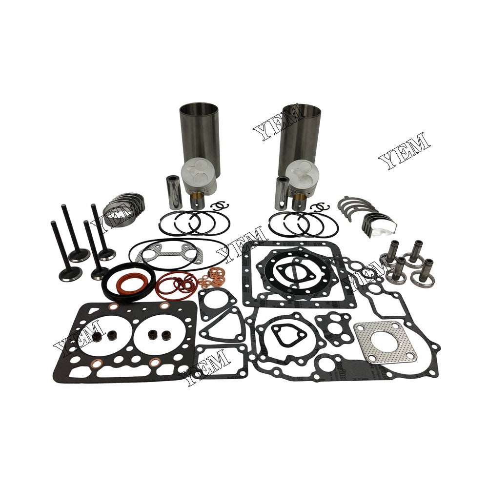 Z482 Overhaul Rebuild Kit With Gasket Set Bearing-Valve Train For Kubota 2 cylinder diesel engine parts For Kubota
