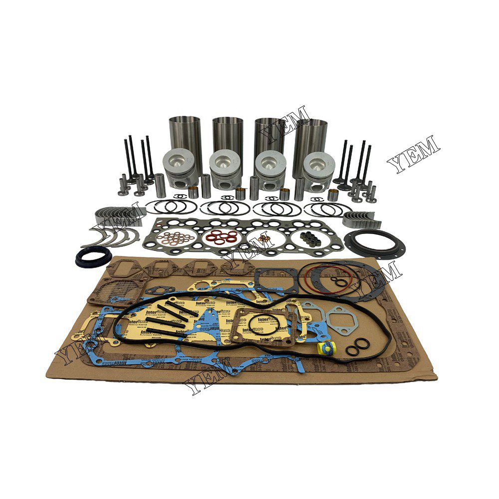 4D34 Overhaul Rebuild Kit With Gasket Set Bearing-Valve Train For Mitsubishi 4 cylinder diesel engine parts For Mitsubishi