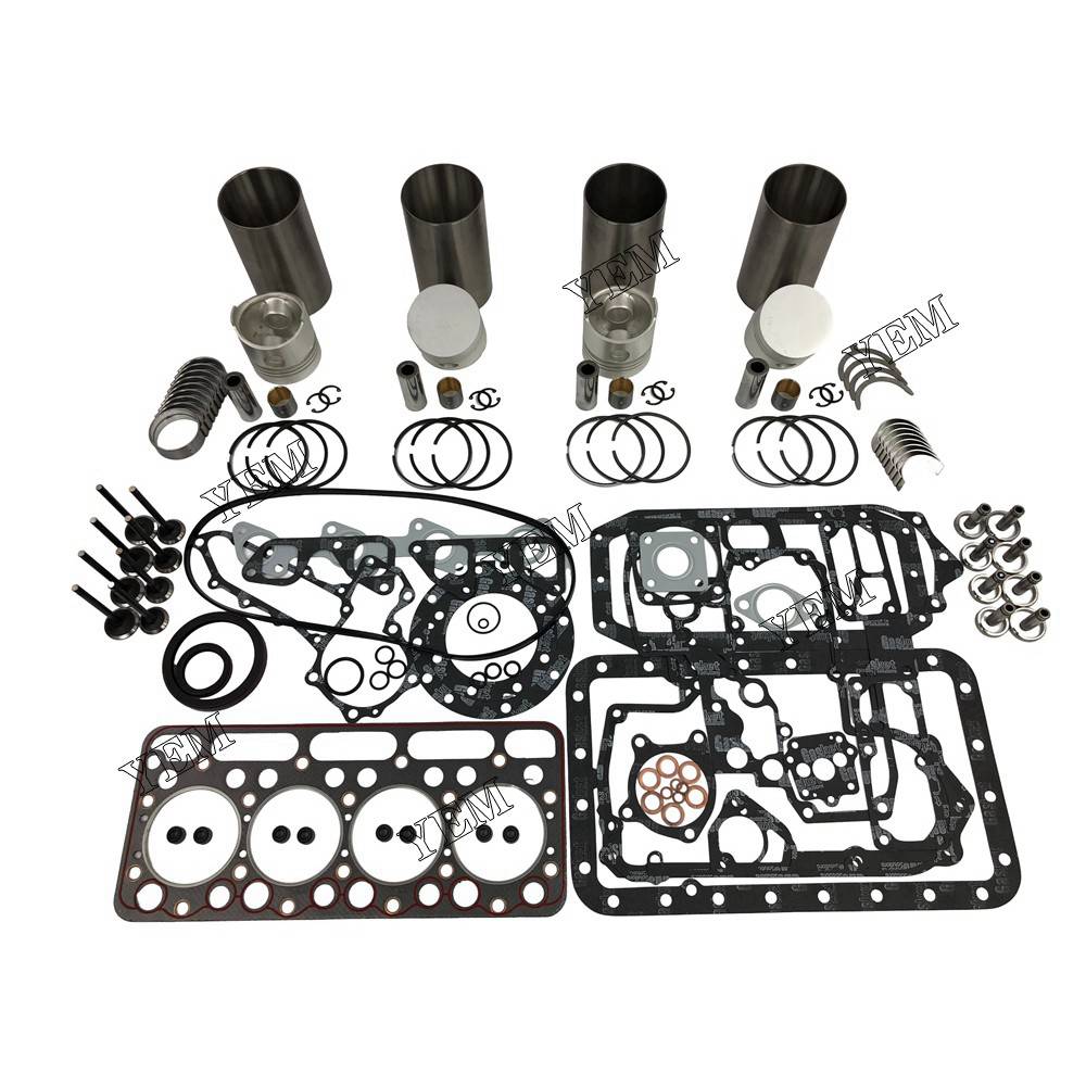 V1702 V1702B Overhaul Rebuild Kit For Kubota 4 cylinder diesel engine parts For Kubota