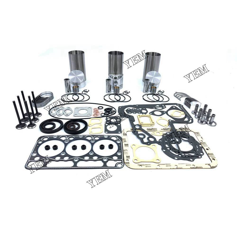 D950 Overhaul Rebuild Kit With Gasket Set Bearing-Valve Train For Kubota 3 cylinder diesel engine parts For Kubota
