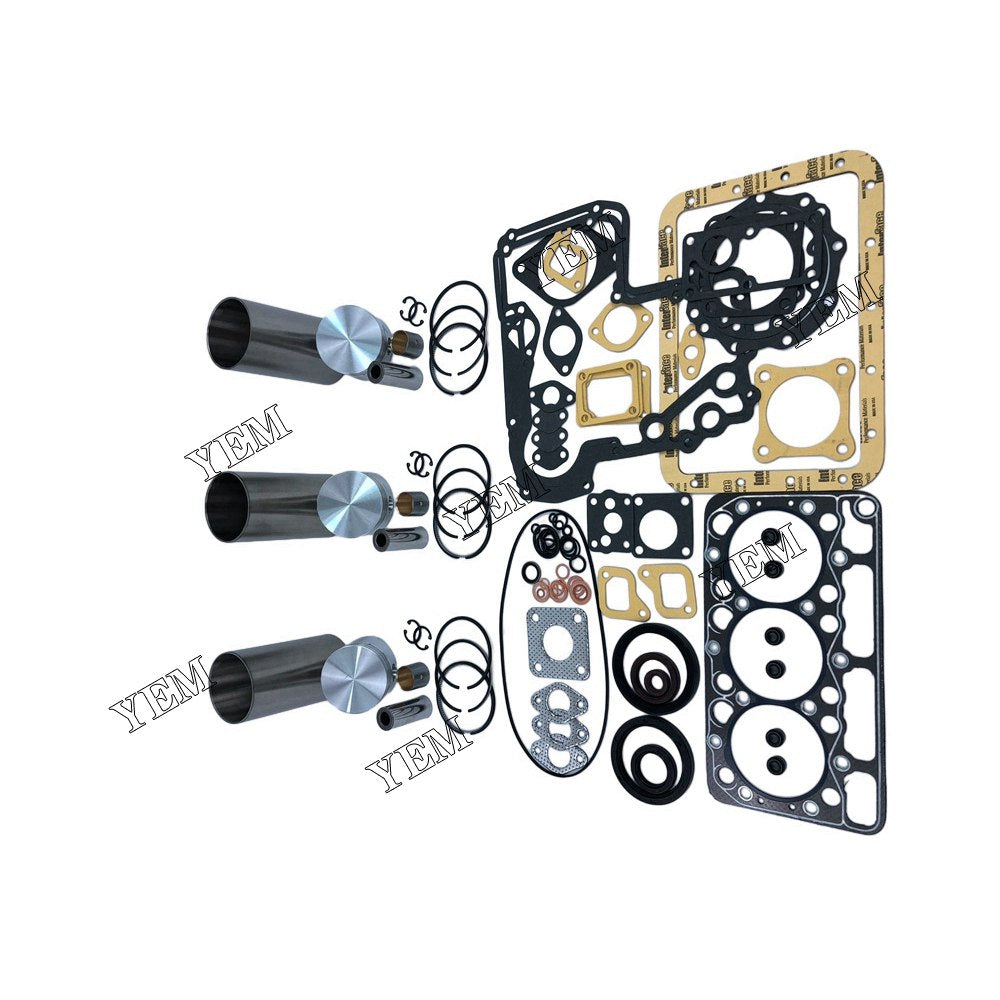 D950 Overhaul Kit With Gasket Set For Kubota 3 cylinder diesel engine parts