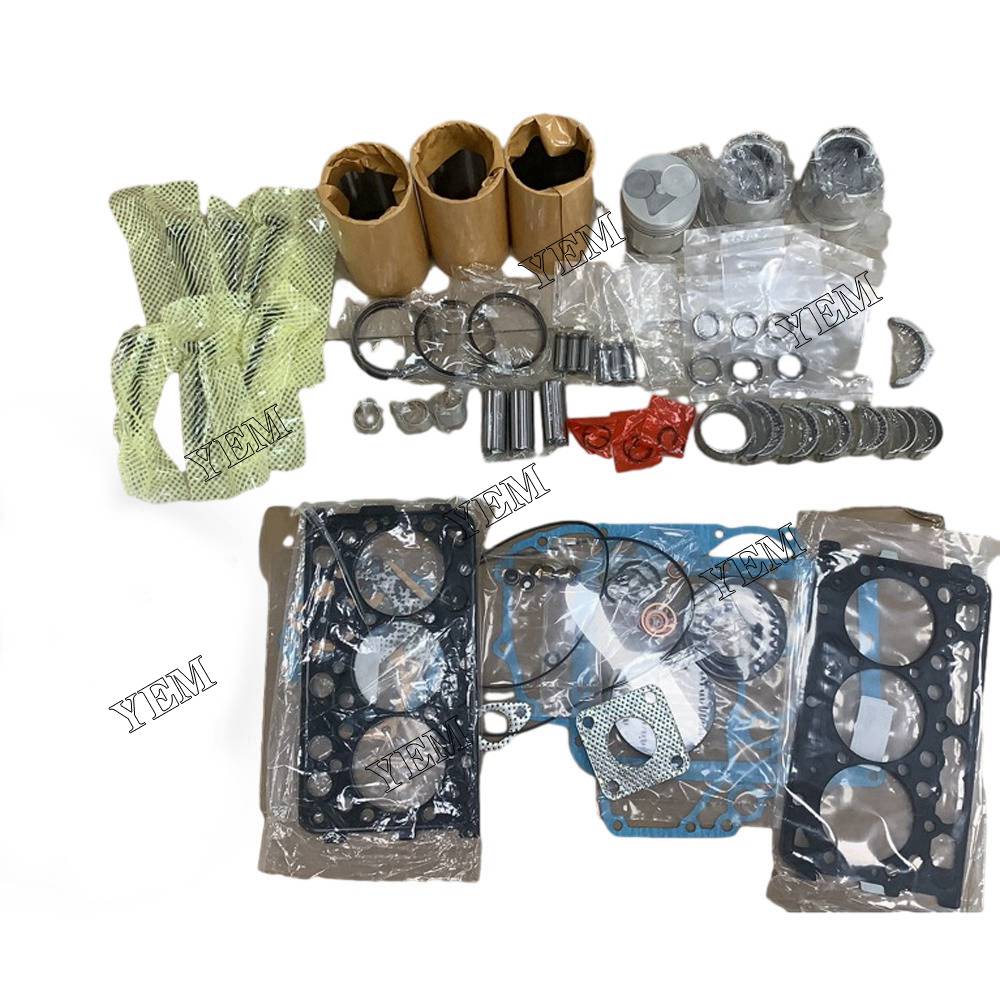 D662 Overhaul Rebuild Kit With Gasket Set Bearing-Valve Train For Kubota 3 cylinder diesel engine parts