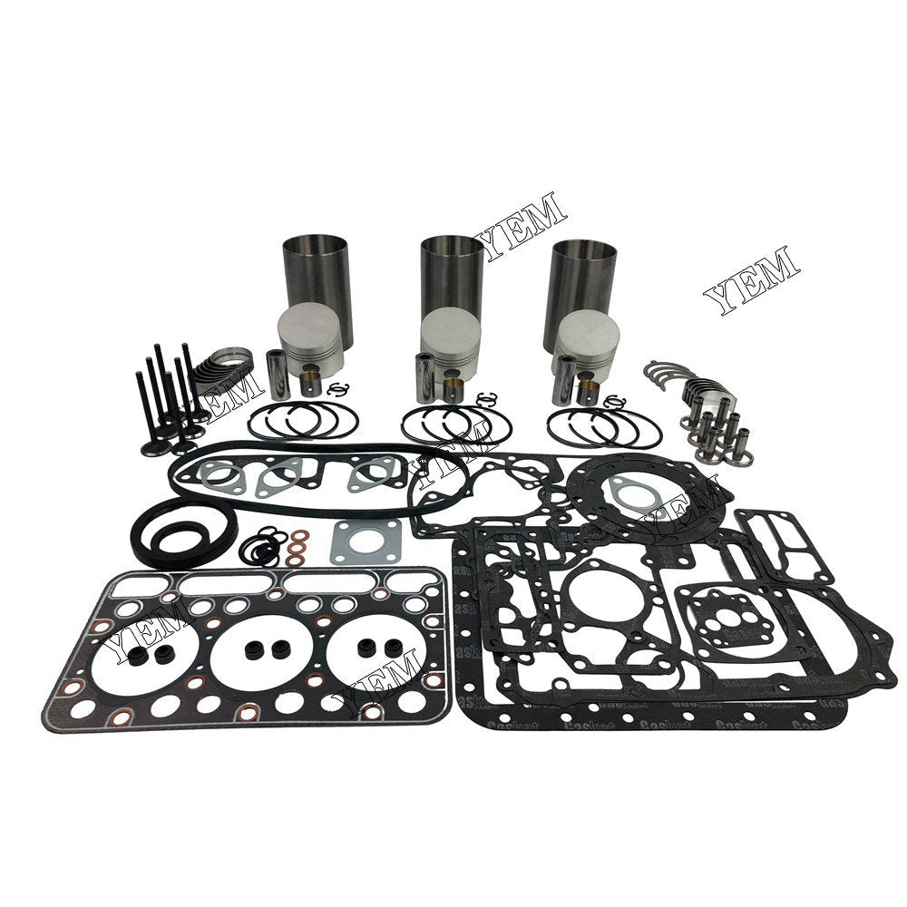 D1301 Overhaul Rebuild Kit With Gasket Set Bearing-Valve Train For Kubota 3 cylinder diesel engine parts For Kubota
