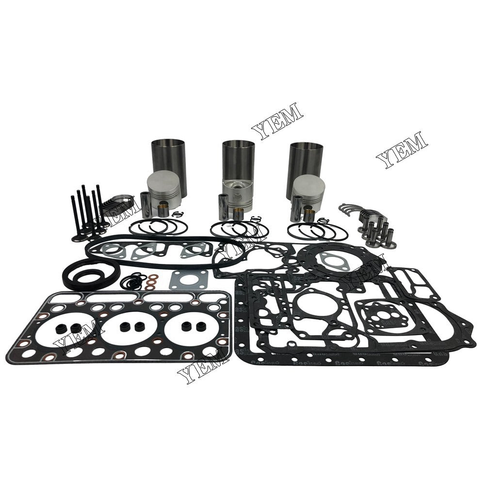 D1301 Overhaul Rebuild Kit With Gasket Set Bearing-Valve Train For Kubota 3 cylinder diesel engine parts For Kubota