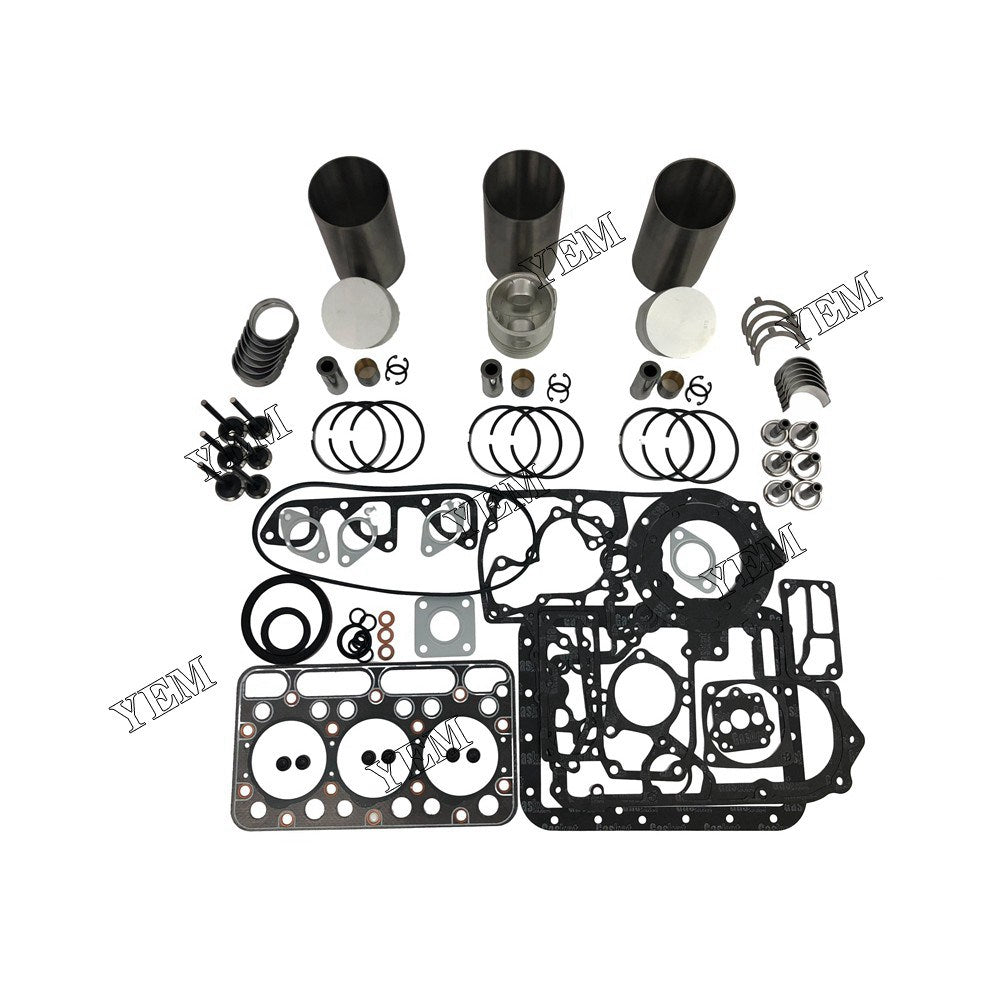 D1301 Overhaul Rebuild Kit With Gasket Set Bearing-Valve Train For Kubota 3 cylinder diesel engine parts For Kubota