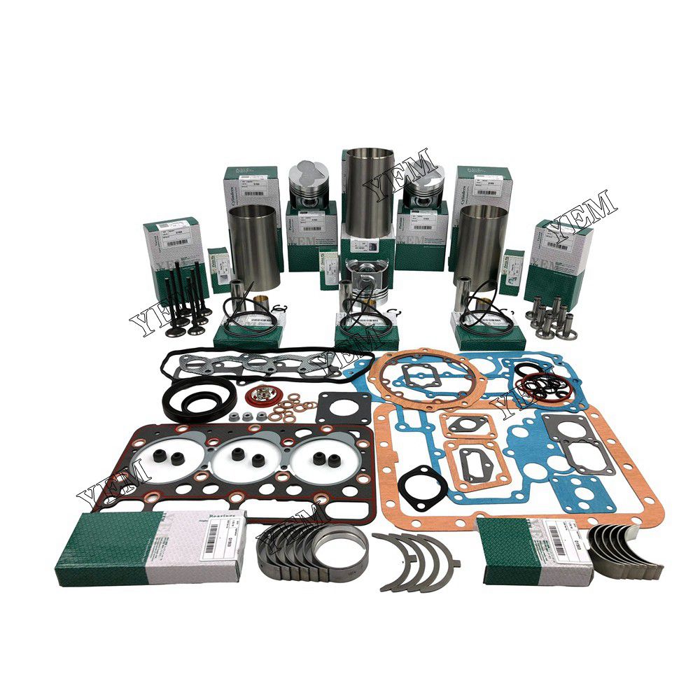 D1503 Overhaul Rebuild Kit With Gasket Set Bearing-Valve Train For Kubota 3 cylinder diesel engine parts