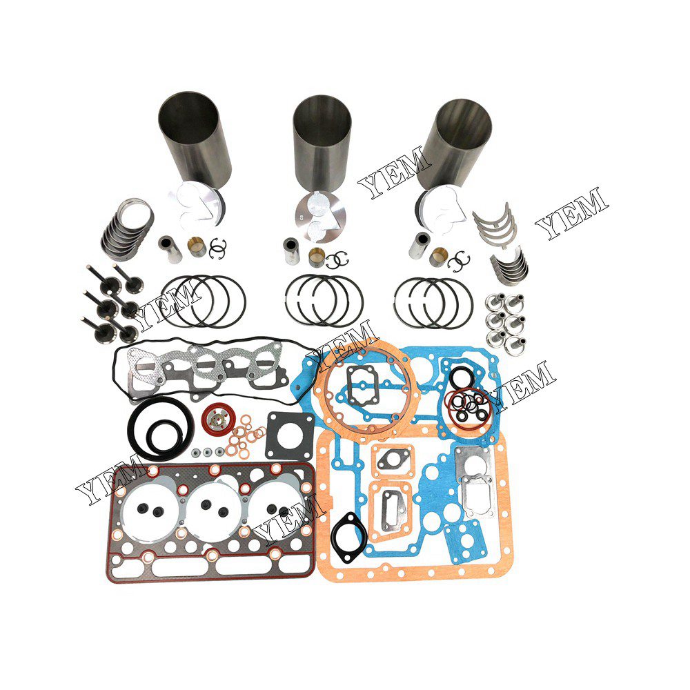 D1503 Overhaul Rebuild Kit With Gasket Set Bearing-Valve Train For Kubota 3 cylinder diesel engine parts For Kubota