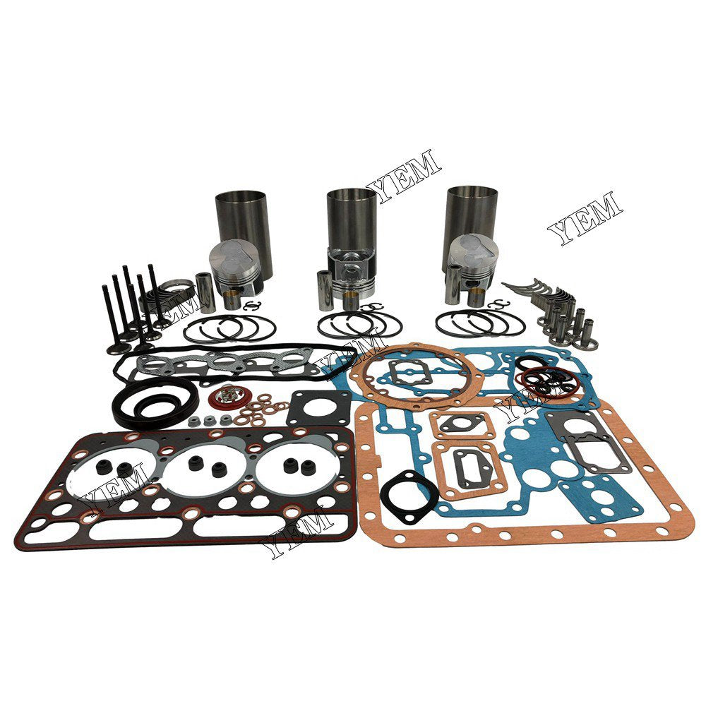 D1503 Overhaul Rebuild Kit With Gasket Set Bearing-Valve Train For Kubota 3 cylinder diesel engine parts For Kubota
