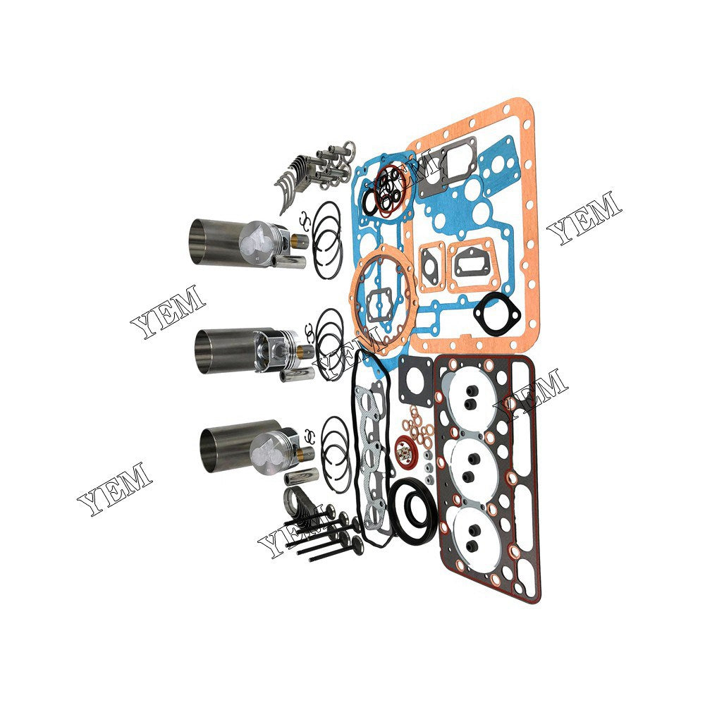 D1503 Overhaul Rebuild Kit With Gasket Set Bearing-Valve Train For Kubota 3 cylinder diesel engine parts For Kubota