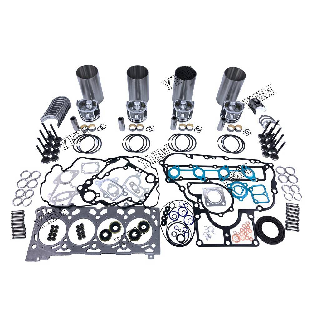 V2607 Overhaul Rebuild Kit With Gasket Set Bearing-Valve Train For Kubota 4 cylinder diesel engine parts For Kubota