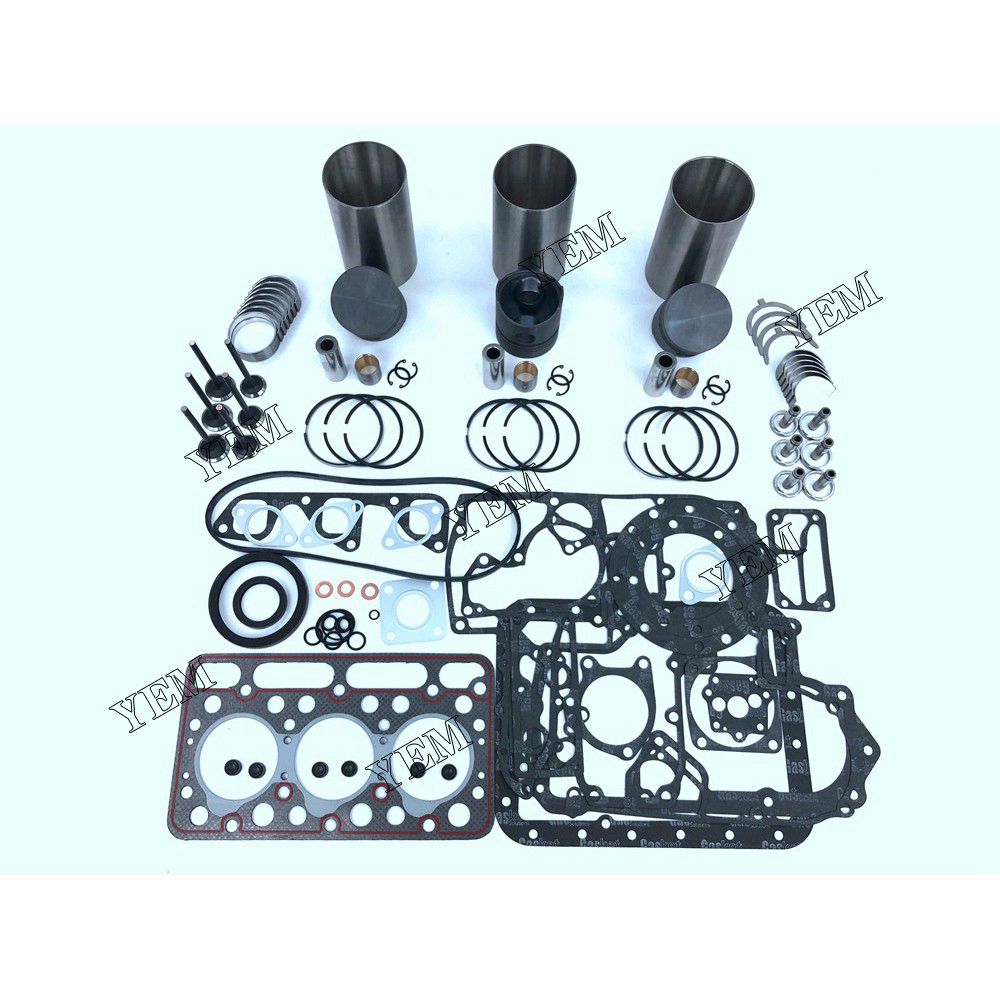 D1102 Overhaul Rebuild Kit With Gasket Set Bearing-Valve Train For Kubota 3 cylinder diesel engine parts For Kubota