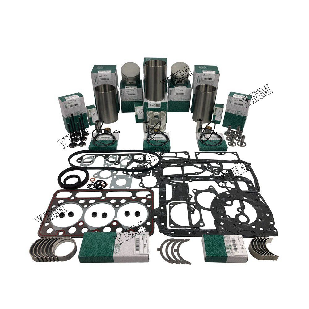 D1403 Overhaul Rebuild Kit With Gasket Set Bearing-Valve Train For Kubota 3 cylinder diesel engine parts