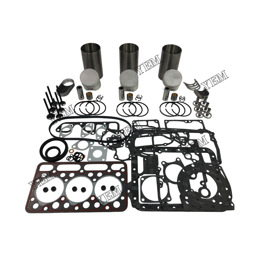 D1403 Overhaul Rebuild Kit With Gasket Set Bearing-Valve Train For Kubota 3 cylinder diesel engine parts For Kubota
