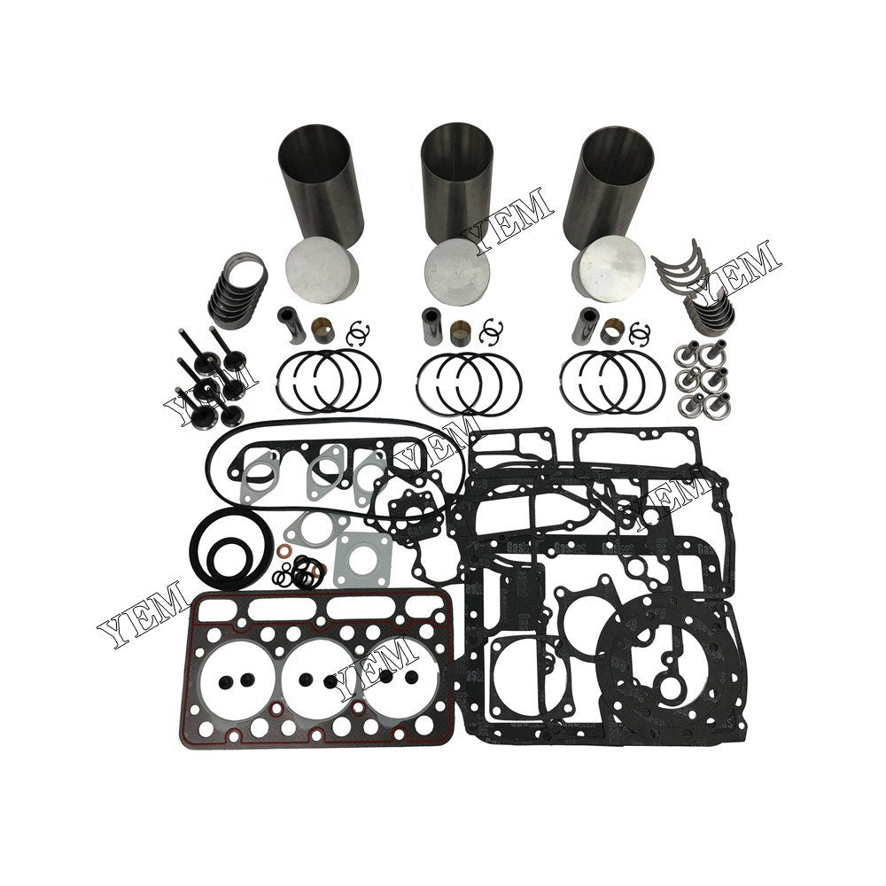 D1403 Overhaul Rebuild Kit With Gasket Set Bearing-Valve Train For Kubota 3 cylinder diesel engine parts For Kubota
