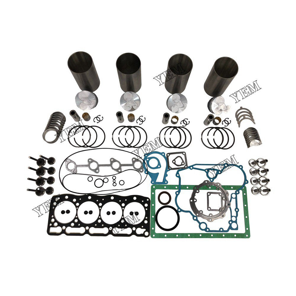V1305 Overhaul Rebuild Kit With Gasket Set Bearing-Valve Train For Kubota 4 cylinder diesel engine parts For Kubota