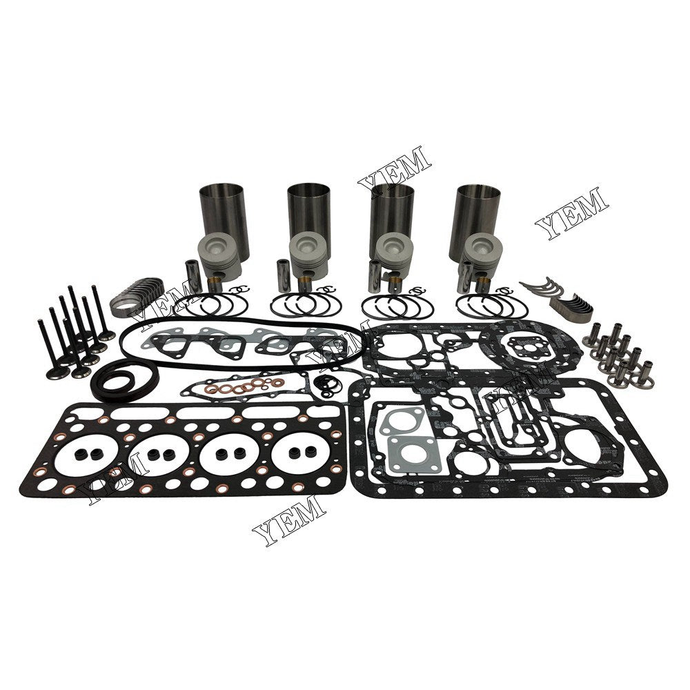 V1512 Overhaul Rebuild Kit With Gasket Set Bearing-Valve Train For Kubota 4 cylinder diesel engine parts For Kubota