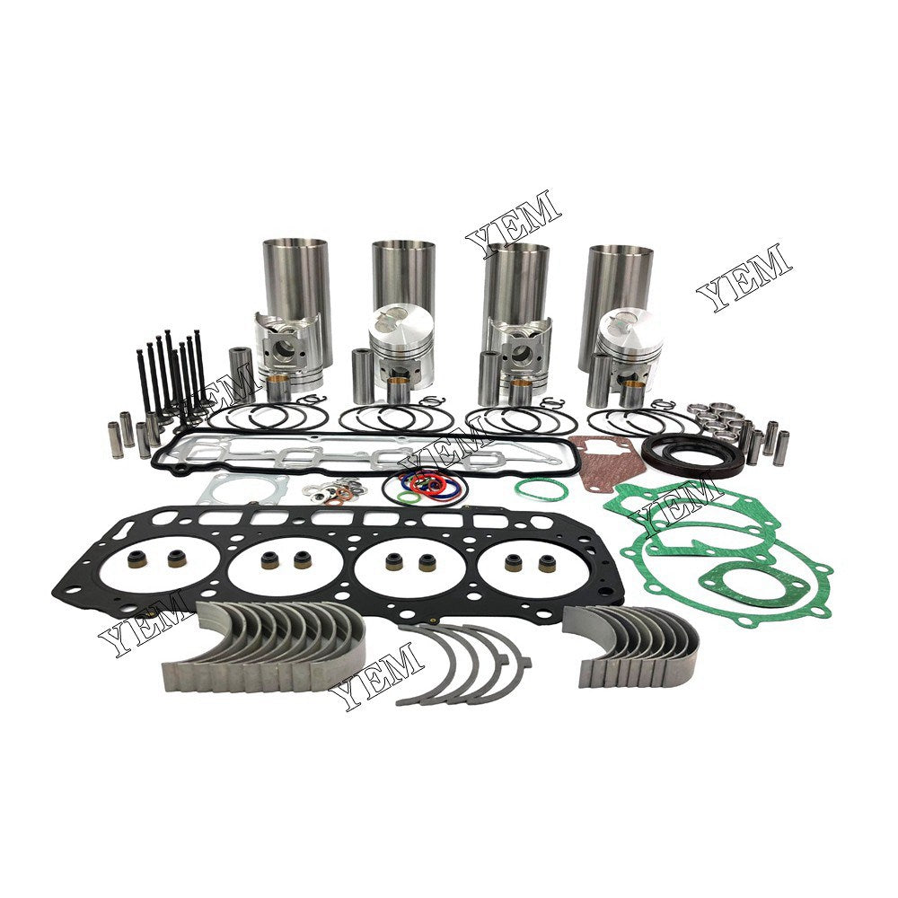 4D94E Overhaul Rebuild Kit With Gasket Set Bearing-Valve Train For Yanmar 4 cylinder diesel engine parts For Yanmar