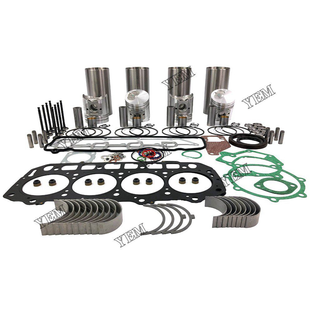 4D94E Overhaul Rebuild Kit With Gasket Set Bearing-Valve Train For Yanmar 4 cylinder diesel engine parts For Yanmar