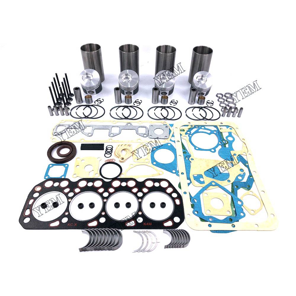 K4M DI Overhaul Rebuild Kit With Gasket Set Bearing-Valve Train For Mitsubishi 4 cylinder diesel engine parts For Mitsubishi