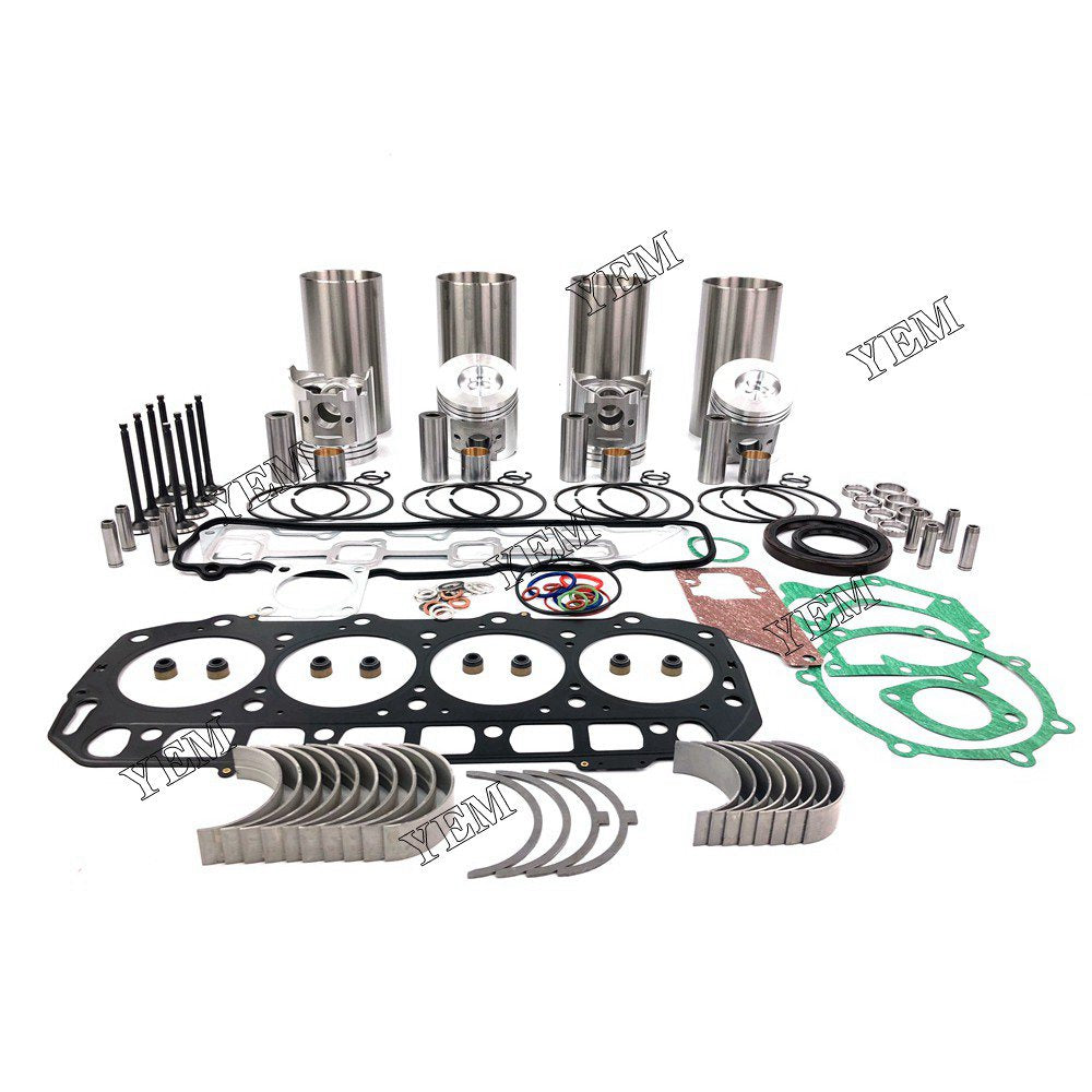 4TNE94 Overhaul Rebuild Kit With Gasket Set Bearing-Valve Train For Yanmar 4 cylinder diesel engine parts For Yanmar