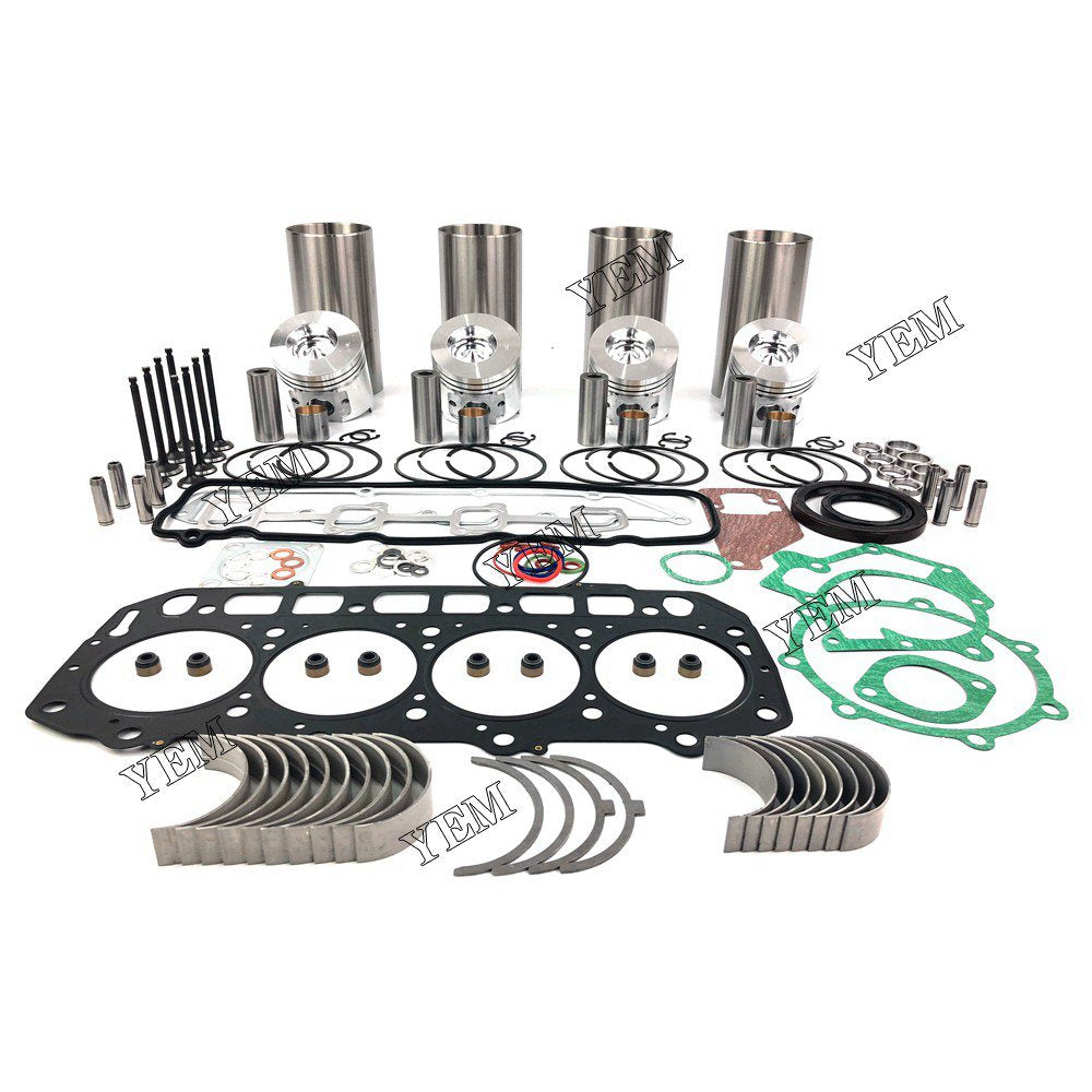 4TNE94 Overhaul Rebuild Kit With Gasket Set Bearing-Valve Train For Yanmar 4 cylinder diesel engine parts For Yanmar