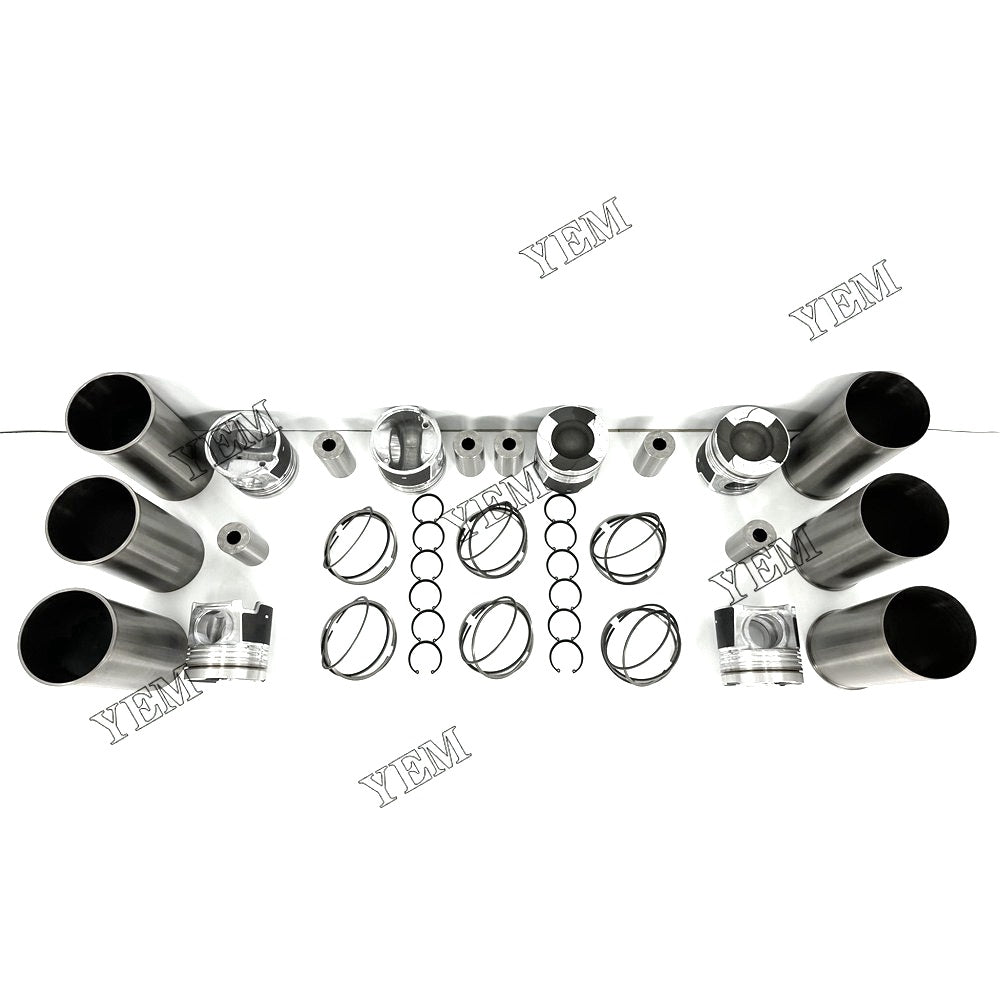 6UZ1 Cylinder Liner Kit For isuzu 6 cylinder diesel engine parts For isuzu