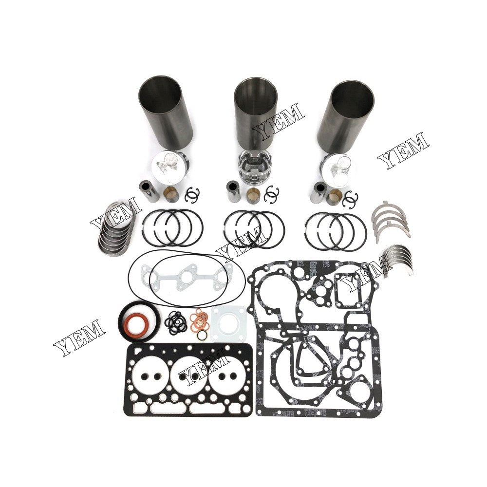 D782 Overhaul Rebuild Kit With Gasket Set Bearing For Kubota 3 cylinder diesel engine parts For Kubota
