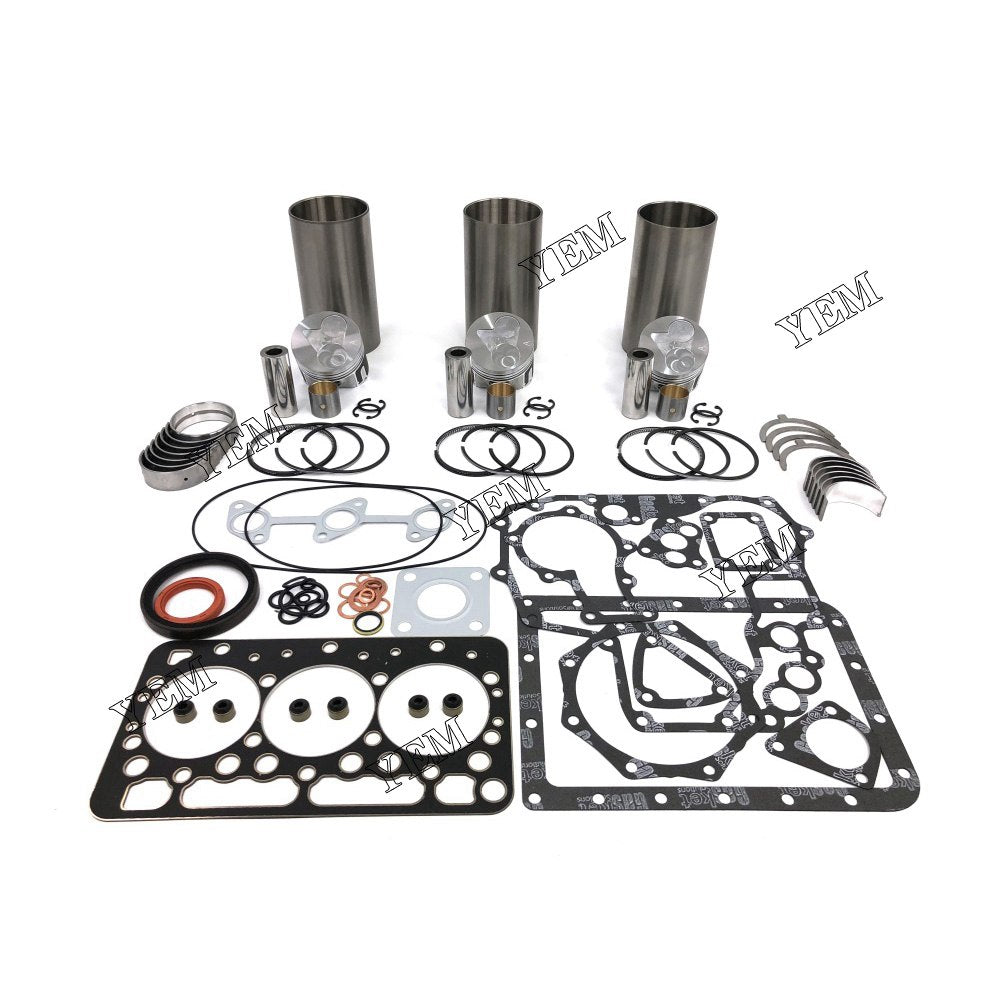 D782 Overhaul Rebuild Kit With Gasket Set Bearing For Kubota 3 cylinder diesel engine parts For Kubota