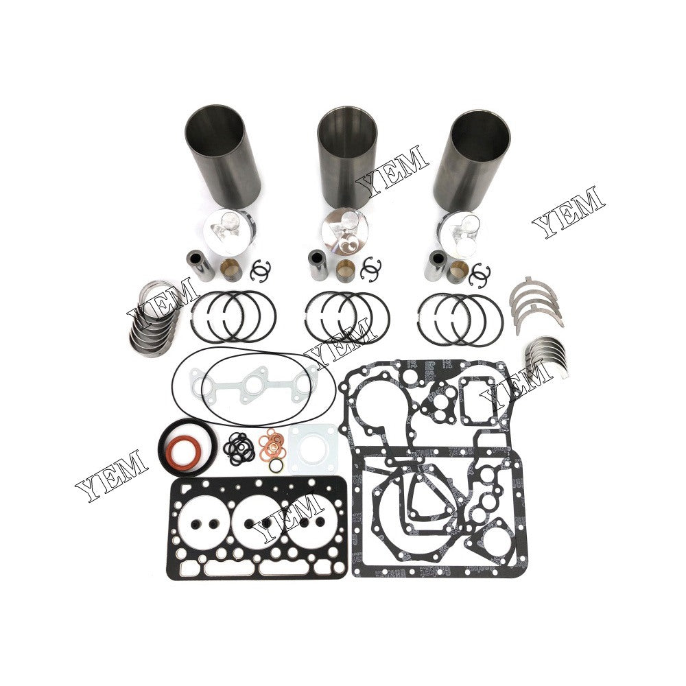 D782 Overhaul Rebuild Kit With Gasket Set Bearing For Kubota 3 cylinder diesel engine parts For Kubota