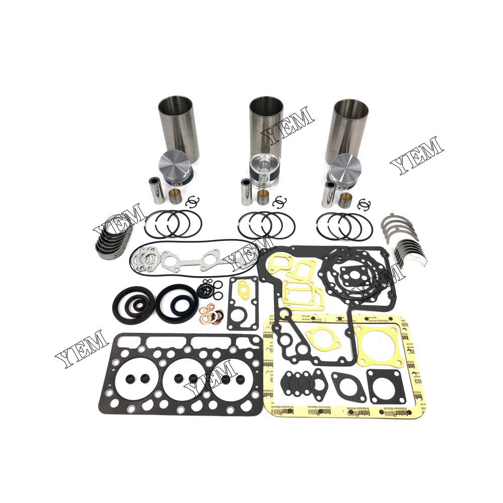 D850 Overhaul Rebuild Kit With Gasket Set Bearing For Kubota 3 cylinder diesel engine parts For Kubota