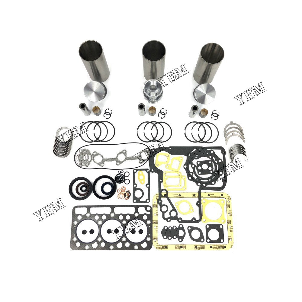 D850 Overhaul Rebuild Kit With Gasket Set Bearing For Kubota 3 cylinder diesel engine parts For Kubota