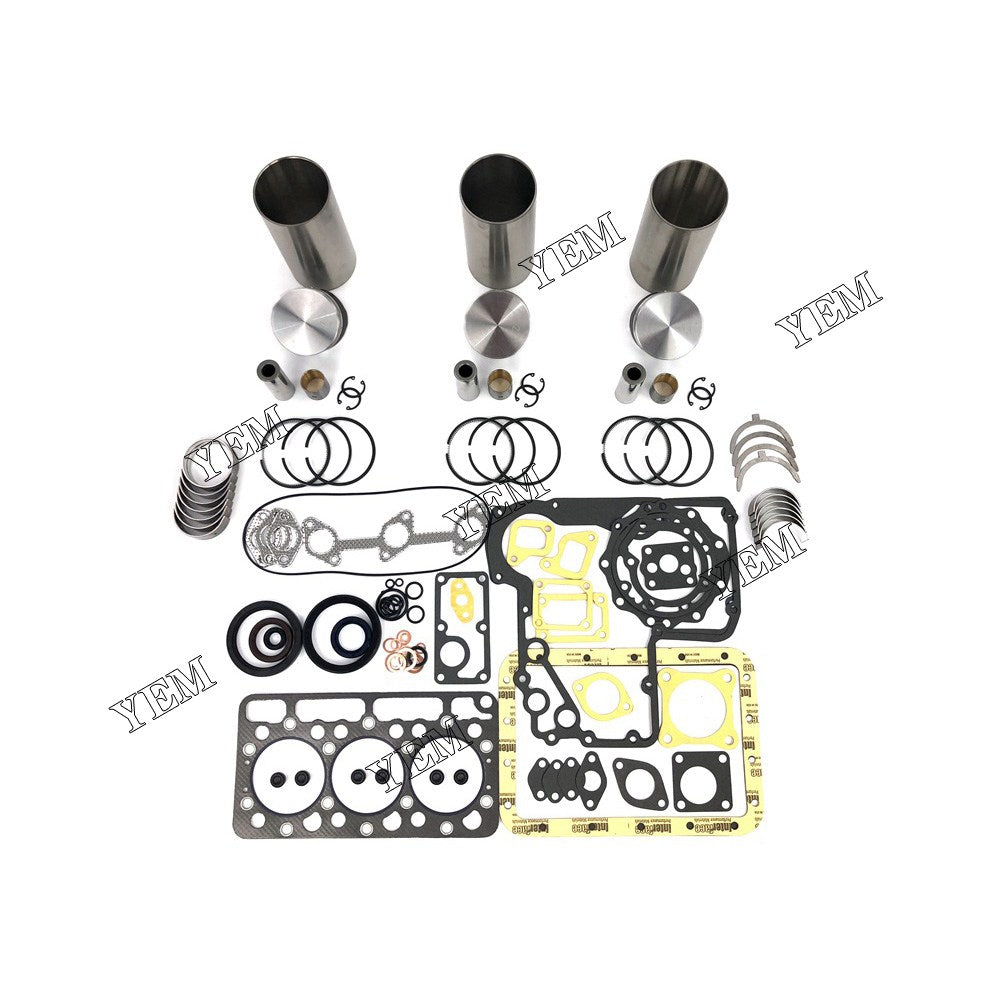 D850 Overhaul Rebuild Kit With Gasket Set Bearing For Kubota 3 cylinder diesel engine parts For Kubota