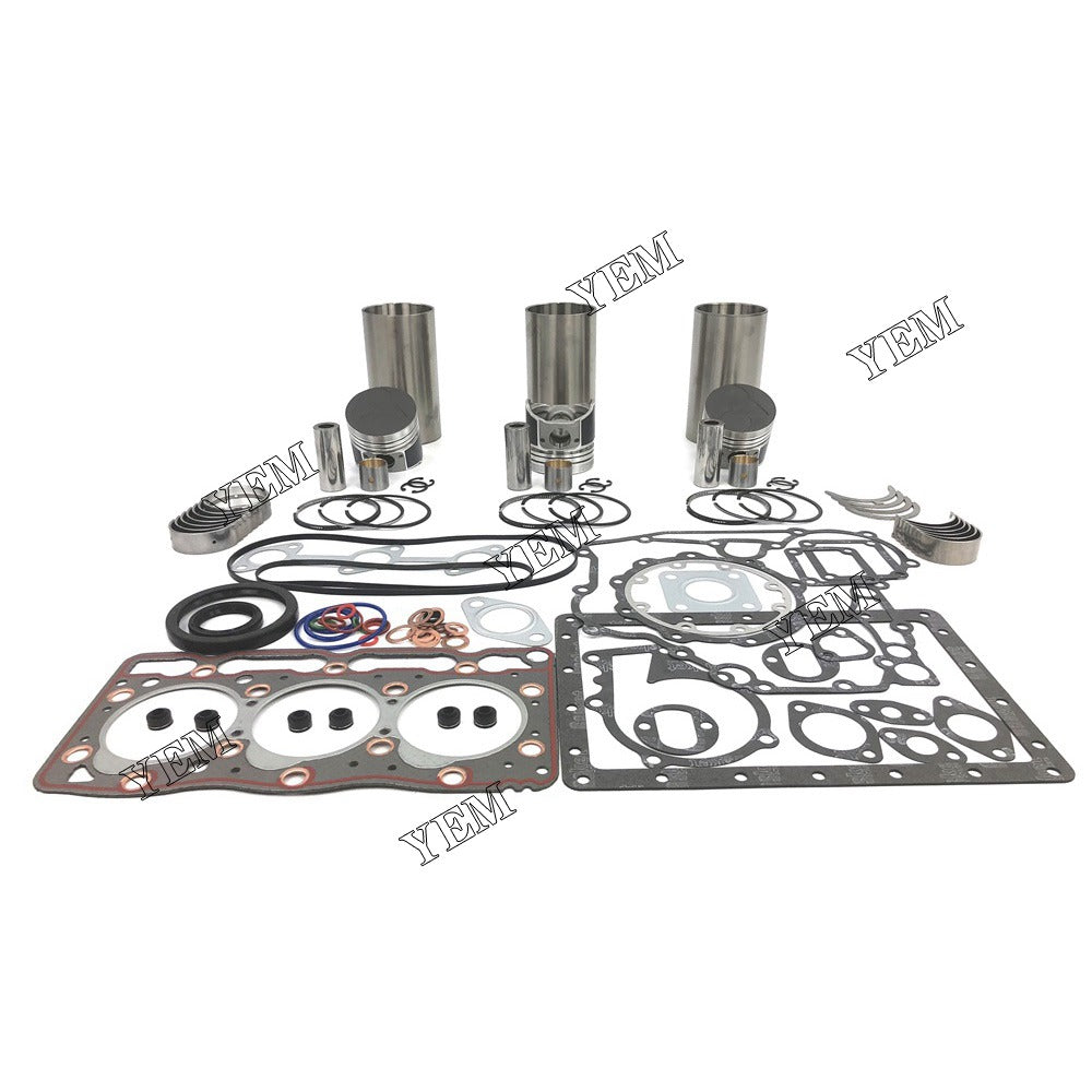 D905 Overhaul Rebuild Kit With Gasket Set Bearing For Kubota 3 cylinder diesel engine parts For Kubota