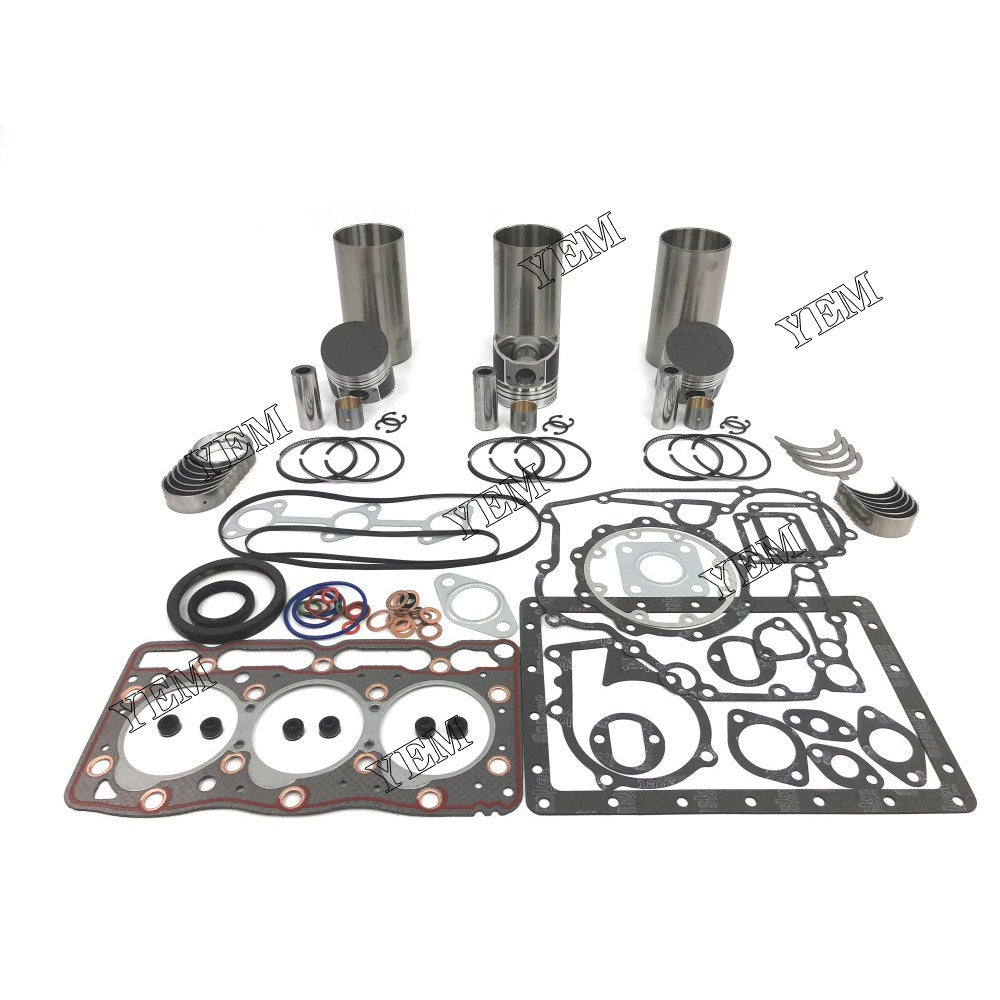 D905 Overhaul Rebuild Kit With Gasket Set Bearing For Kubota 3 cylinder diesel engine parts For Kubota