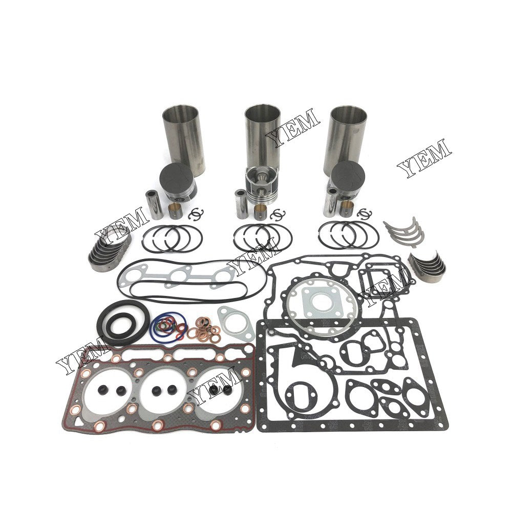 D905 Overhaul Rebuild Kit With Gasket Set Bearing For Kubota 3 cylinder diesel engine parts For Kubota