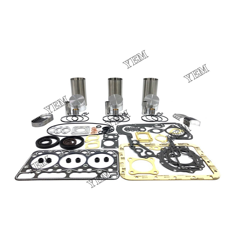 D950 Overhaul Rebuild Kit With Gasket Set Bearing For Kubota 3 cylinder diesel engine parts For Kubota